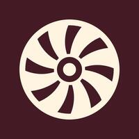Turbine trendy art design useful amazing colorful useful illustration vector