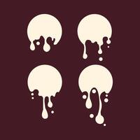 Dripping slime trendy art design useful amazing colorful useful illustration vector