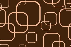 geometric seamless pattern cube on brown background vector