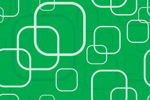 Seamless pattern cube on green background. vector