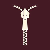 Zipper zip pulls trendy useful important Illustration design attractive colorful background vector