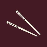 Chopsticks trendy useful important Illustration design gorgeous colorful background vector