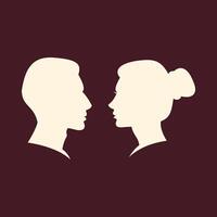 Man and Woman trendy art design practical amazing colorful useful illustration vector