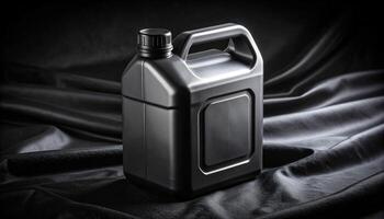 Industrial Matte Plastic Fuel Canister photo