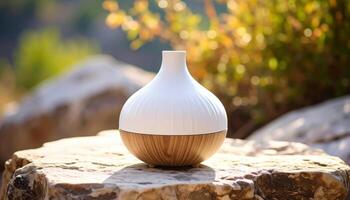 Ceramic Diffuser On Travertine photo