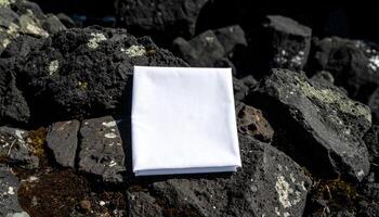 Linen Fold On Lava Ledge photo