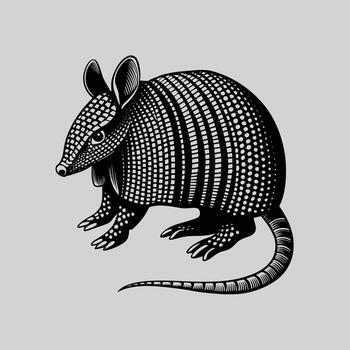 armadillo cáscara modelo diseño vector
