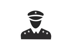 General army black color with white background vector