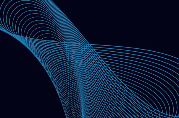 Infinite line stripe ripple 3d abstract background technology. Futuristic, modern, and minimalist concept with copy space.