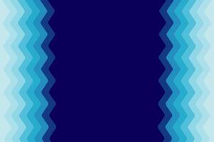 Geometric wave rounded wavy line striped with neon blue color. Retro style design template abstract background with copy space. vector