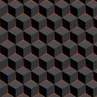 Modern 3d hexagon seamless pattern Design vector