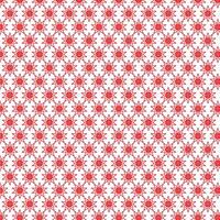 seamless patternh with red abstract flowers vector