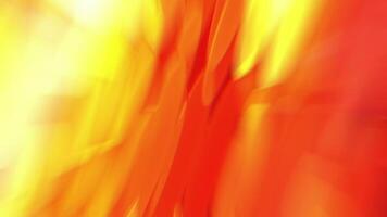 The vibrant red and yellow background creates an energetic vibe. Movement video