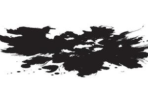 Abstract Inkblot Splash on White Background vector