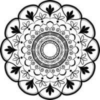 Mandala Sunburst Design for Digital Use vector