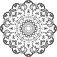 Minimalist Mandala with Clean Shapes vector