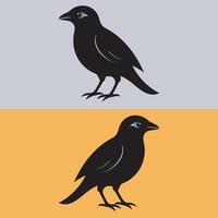 Bird silhouette logo design free for online download. vector