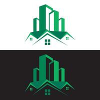 Building logo design free for online download. vector