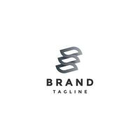 Infinity Initial E Letter Logo Design. Elegant Infinity Line E Letter Logo Design. vector