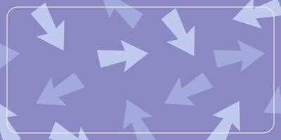 pattern on blue background with arrow icons. design for banner, poster, social media. vector