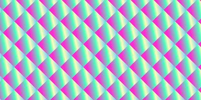 Hologram square pattern background. Template design for banner, poster, social media. vector