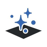 easy cleaning, clean surface icon, shiny flat illustration vector