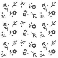 floral branch pattern, wildflowers pattern, seasonal flowers fabric seamless, spring concept, flat illustration eps10 vector