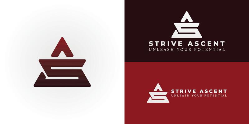 A dynamic SA emblem for Sports and Fitness. This bold logo, combining initial letters within a strong triangular shape, signifies strength, aspiration, and peak performance for an active lifestyle.
