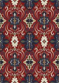 Seamless pattern, Persian carpet pattern, ethnic and native pattern vector