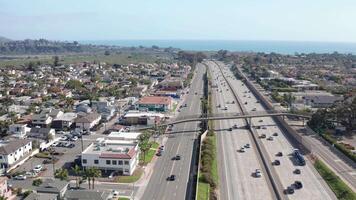 Discover aerial coastal views of San Clemente, California from above with aerial drone shots video