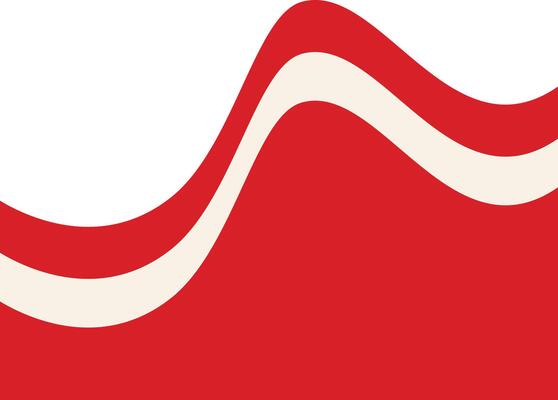 Indonesian Flag Ribbon with Flat Design.