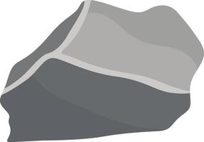 Big Rock Stone in Flat Design vector