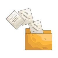 Illustration of File Sharing vector