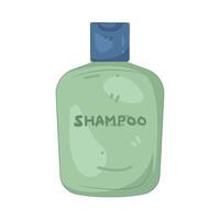 Green Shampoo Bottle vector