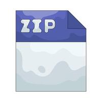 Zip File Illustration vector