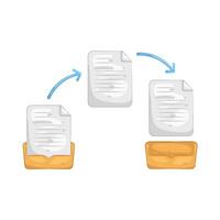 File Transfer illustration vector
