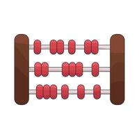 Red Abacus illustration vector