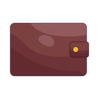 Brown Leather Wallet vector