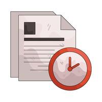 Recent File illustration vector