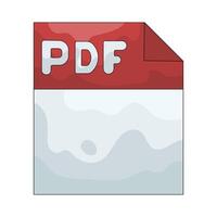 PDF File illustration vector