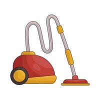 Red Vacuum Cleaner vector