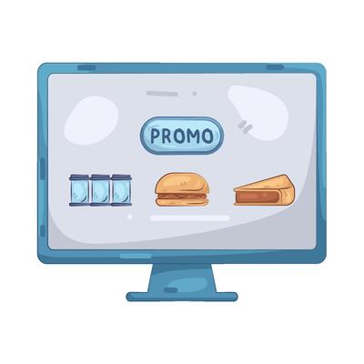Food Promo on Computer