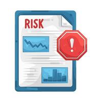 Risk Assessment Report with Warning vector