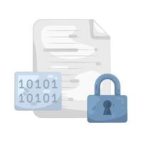 File Encryption illustration vector