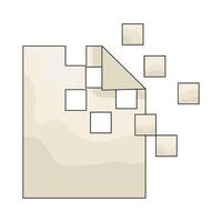 File Extraction illustration vector