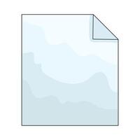 Blank Sheet of Paper vector