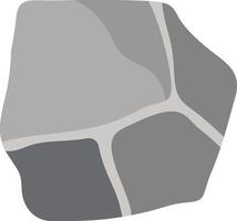 Big Rock Stone with Cartoon Design vector