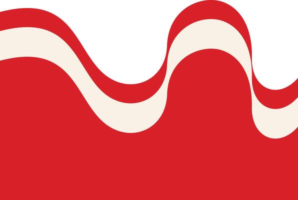 Indonesian Flag Ribbon with Simple Design