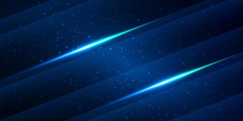 Abstract dark blue background, galaxy, space light effect, sky full of stars, banner, template, cover, wallpaper, presentation, illustration