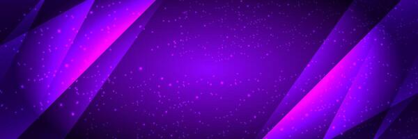 Purple abstract background with sparkling stars vector